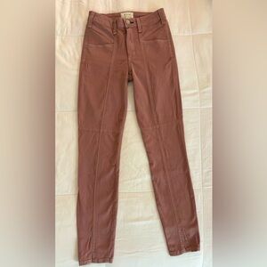 Women’s McGuire Skinny Jeans Dusty Rose Pants Size 25